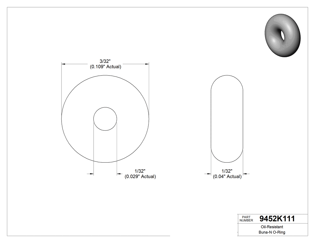 Technical drawing - 9452K111